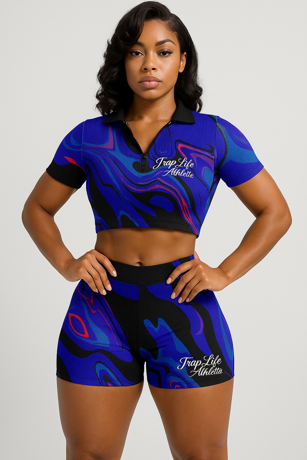 Blue/Blk TrapLife Athletic Set