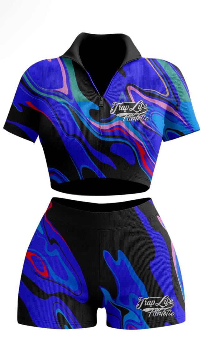 Blue/Blk TrapLife Athletic Set